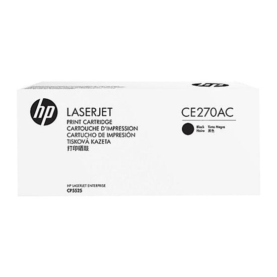 حبر HP الأصلي باللون الأسود 650AC/CE270AC