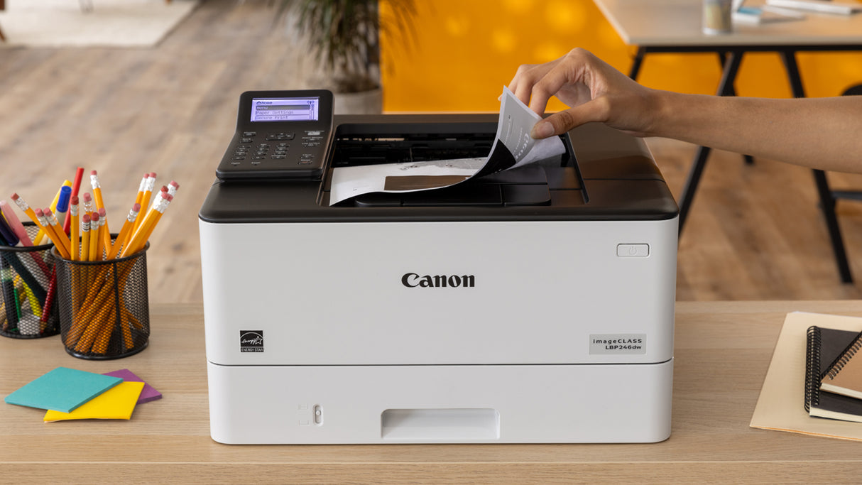 Canon طابعة i-SENSYS LBP246dw مقاس A4 أحادية، خرطوشة 070 بسرعة 40 صفحة في الدقيقة (A4)