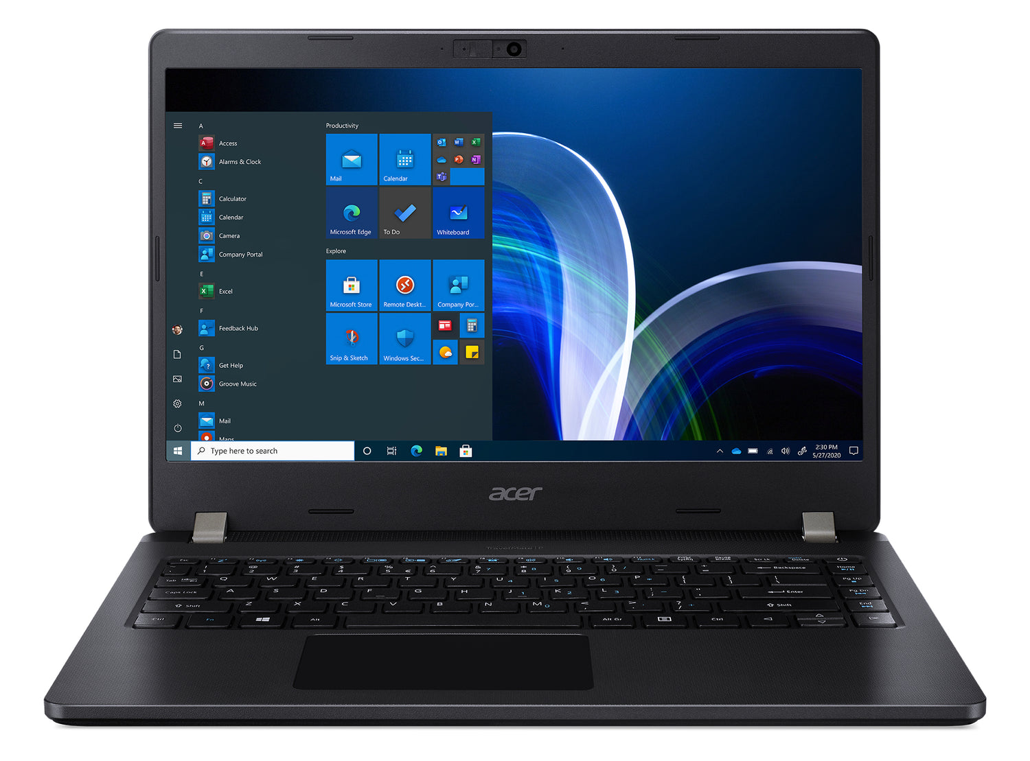 جهاز كمبيوتر Acer TravelMate2 TMP214-53·57T4 من الجيل الحادي عشر Core-i5·/8GB/DDR4/512GB-SSD/شاشة FHD مقاس 14 بوصة NX.VPNEM.01Q