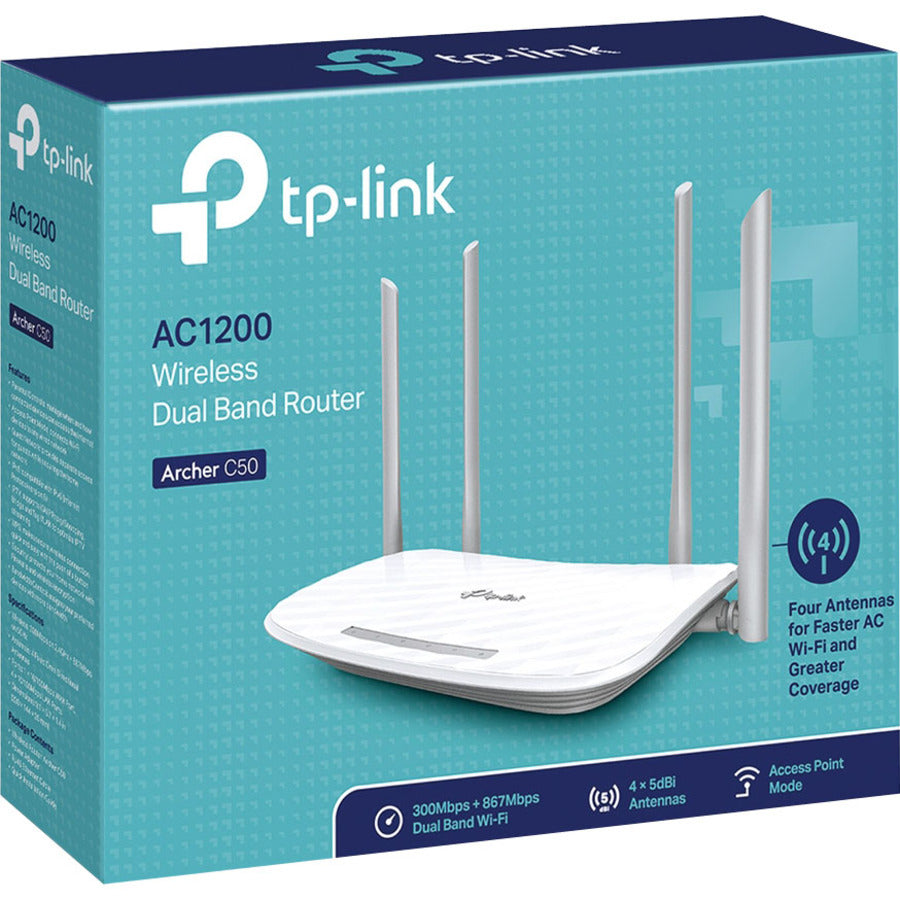 TP-LINK ROUTER AC1200 4ANTINA (C22/C50)