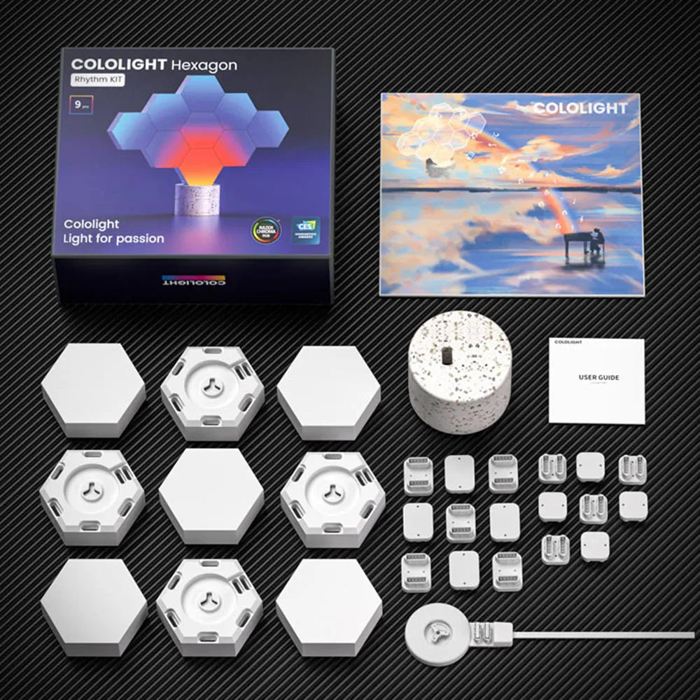 Cololight Pro Hexagon Light - 9 Pcs LifeSmart
