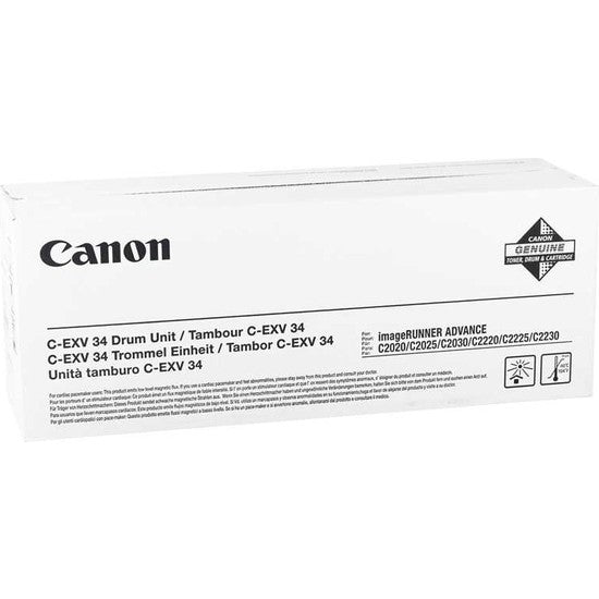 وحدة طبلة Canon الأصلية باللون الأسود GPR-36/C-EXV-34 IRC-2020/2025/C2220/C2225/C2230
