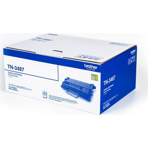 Brother Toner Original Black TN-3487 HL-L6200/6400/5755/6900