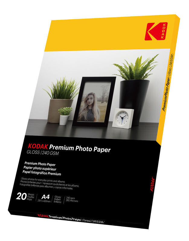 Photo paper Kodak A4/20 sheet 240g super Glossy