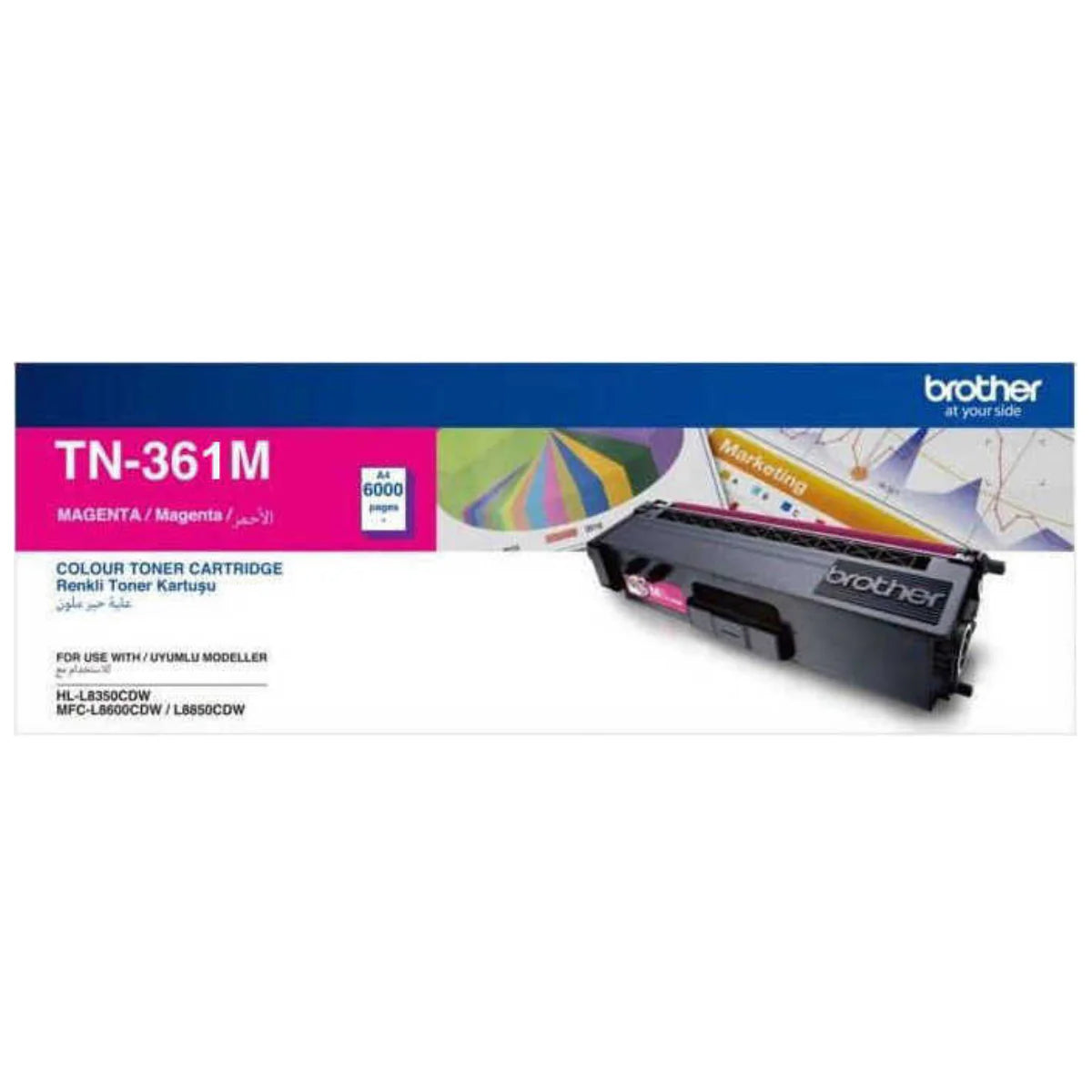 Brother Toner Original Magenta TN-361 HL-L8350CDW/MFC-L8600CDW/MFC-L8850CDW - S-Tech