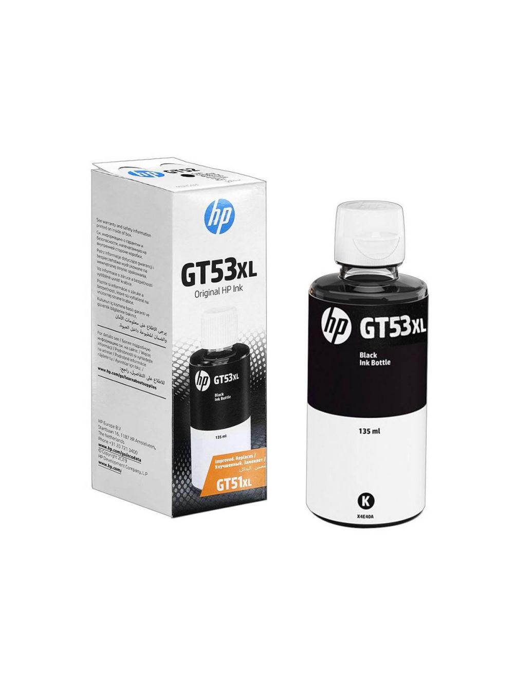 HP Ink Original Black GT53XL/1VV21AE 135ml
