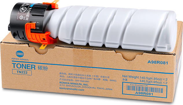 حبر كونيكا مينولتا الأصلي باللون الأسود TN-222 266/306