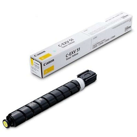 Canon Toner Original Yellow C-EXV-51-LOW CAPACITY C5535/C5540i/C5550i/C5560i/C5735i/C5740i/5750i/C5760i - S-Tech