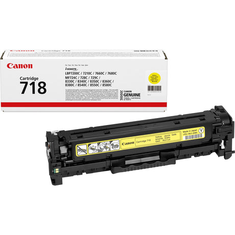 Canon Toner Original Yellow TYPE-718 LBP7200/MF8330C/7660C/8350C/8360C - S-Tech