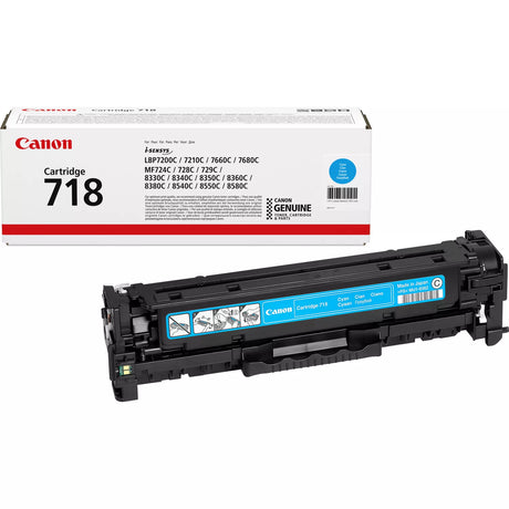 Canon Toner Original Cyan TYPE-718 LBP7200/MF8330C/7660C/8350C/8360C - S-Tech