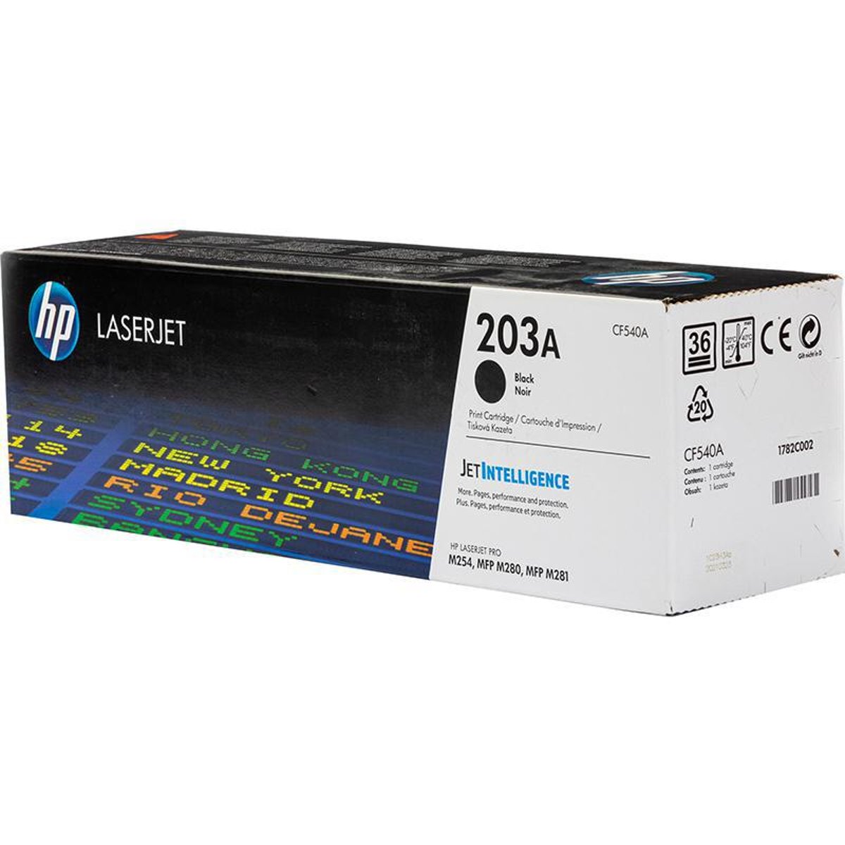 HP Toner Original 203A/CF540A Black M254/M280/M281