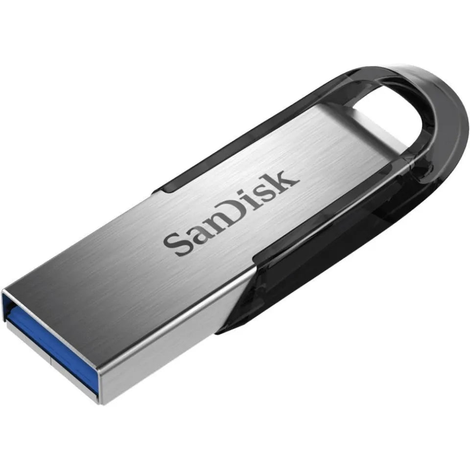 فلاش USB SanDisk Ultra Flair سعة 128 جيجابايت وسرعة 150 ميجابايت/ثانية معدني USB3.0