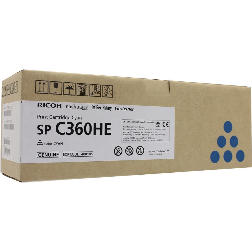 Ricoh Toner Original Cyan C360HE C360DNW