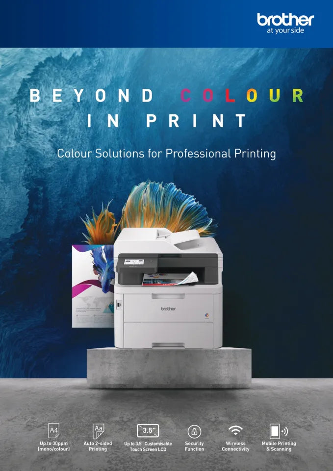 Brother Printer Color Laser DCP-L3560CDW Print, Scan, Copy 26/27 ppm