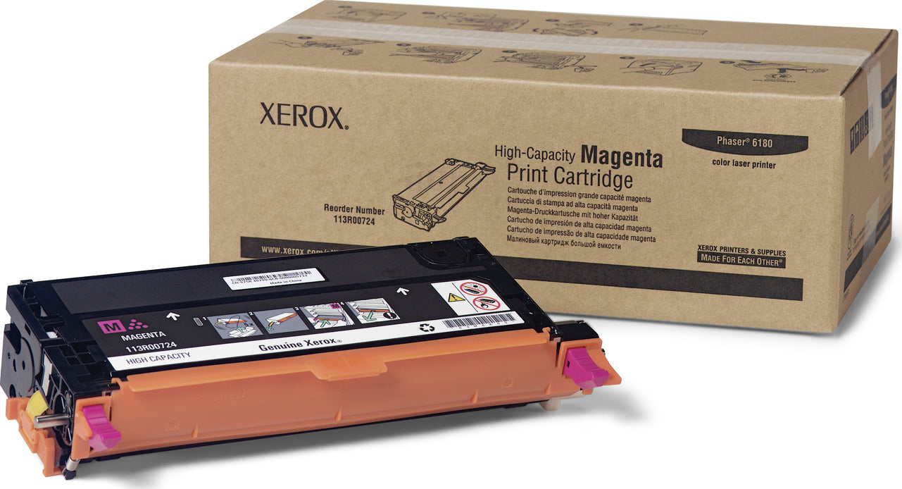 Xerox Toner Original Magenta 113R00724 HIGH-6180