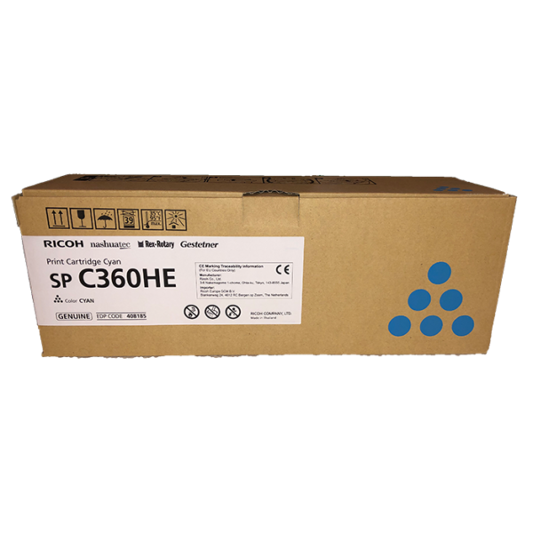 Ricoh Toner Original Cyan C360HE C360DNW