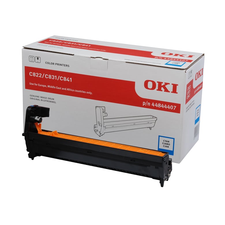 Oki Drum Unit Original Cyan 44844407 C822/C831/C841 - S-Tech