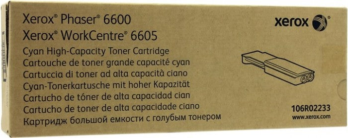 Xerox Toner Original Cyan 106R02233 6600/6605