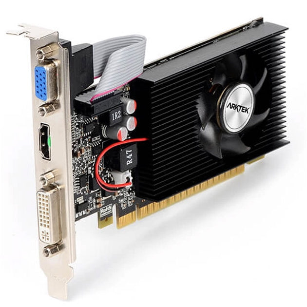Arktek GeForce GT 710 | 4GB DDR3 | 64-Bit | VGA / HDMI / DVI | Low Profile Graphics Card