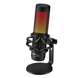HyperX QuadCast S RGB USB Condenser Microphone for Gaming Black/Red 4P5P7AA