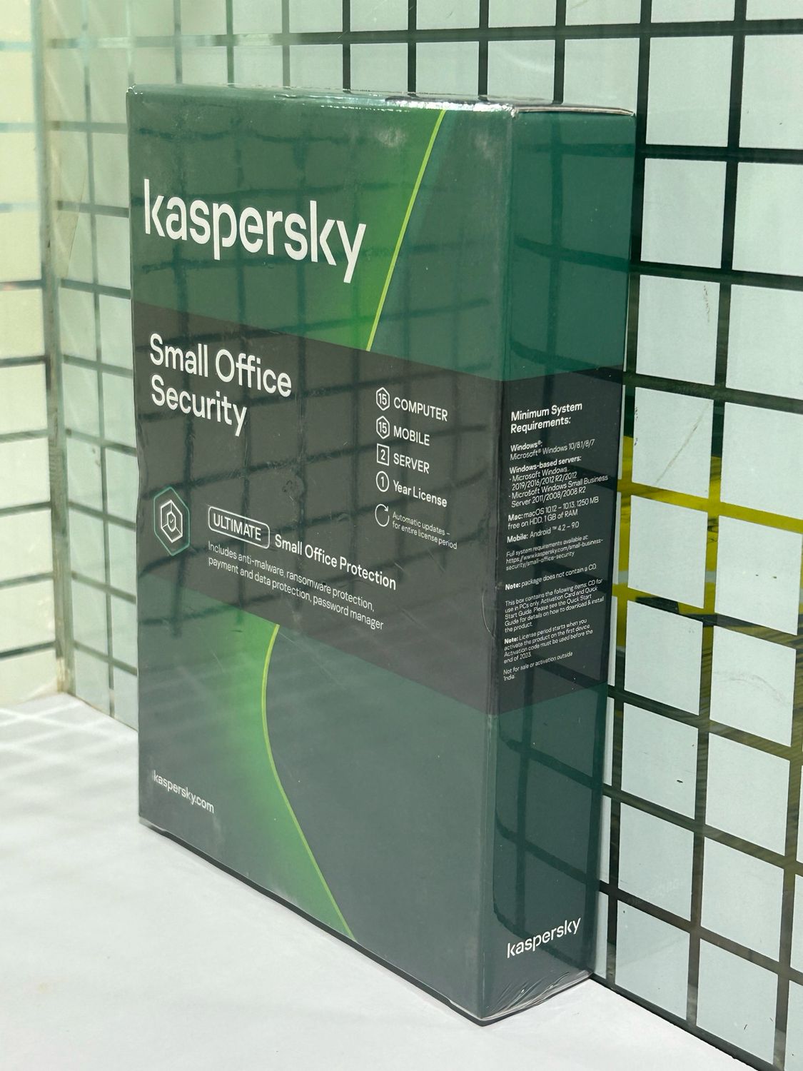 Kaspersky Small Office Security | 10 Users + 1 File Server | 1-Year License | Advanced Business Protection Suite
