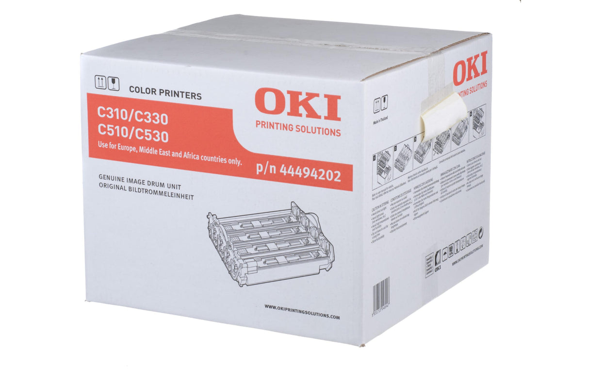 وحدة طبلة Oki الأصلية باللون الأسود / السماوي / الأرجواني / الأصفر 44494202 C310/510/531/351/362