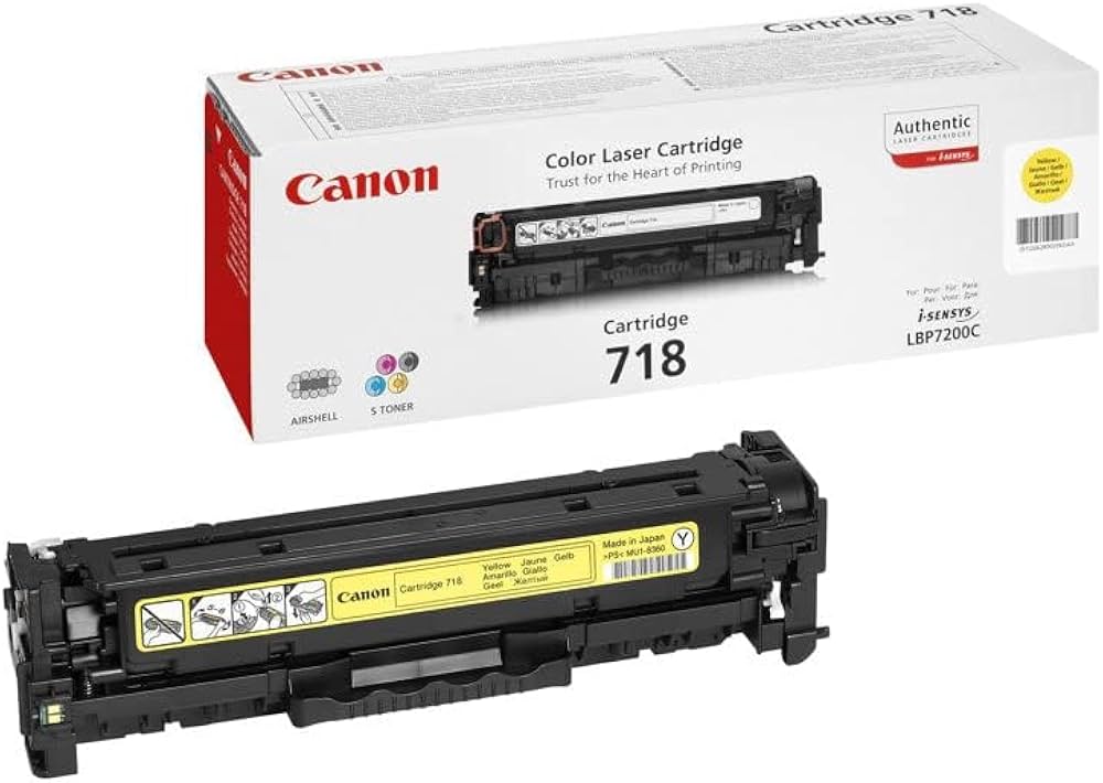 Canon Toner Original Yellow TYPE-718 LBP7200/MF8330C/7660C/8350C/8360C - S-Tech