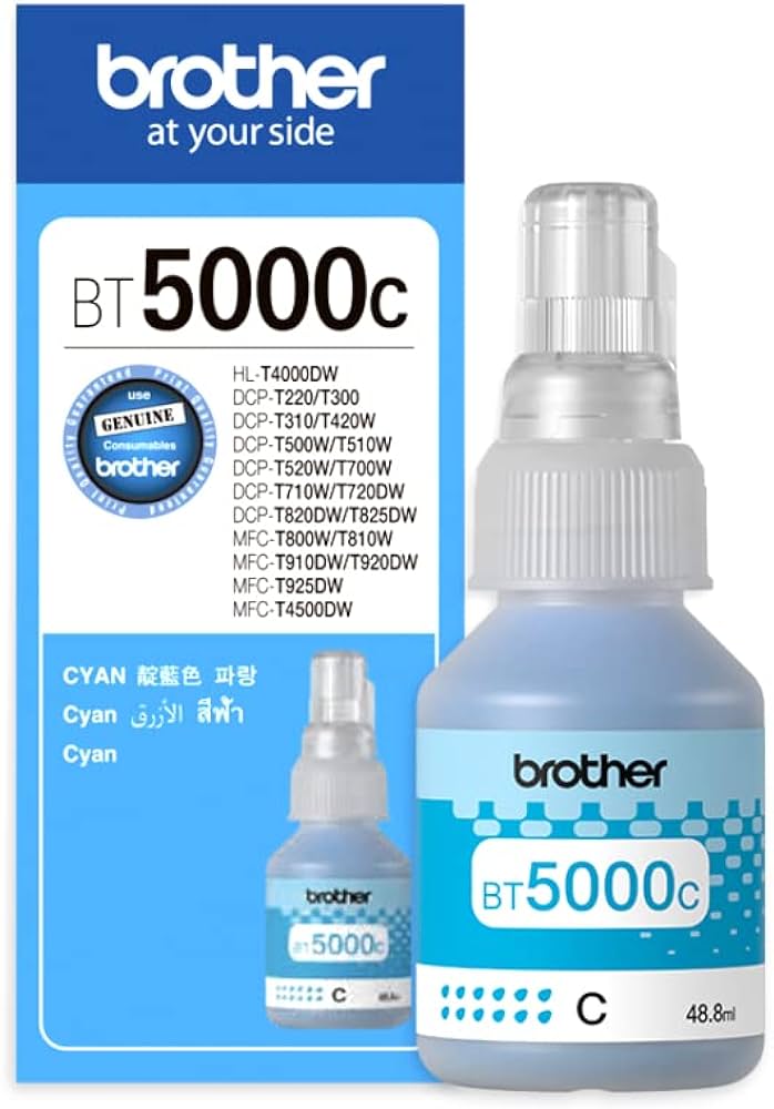 Brother Ink Original Cyan BT5000/HL-T4000DW T300