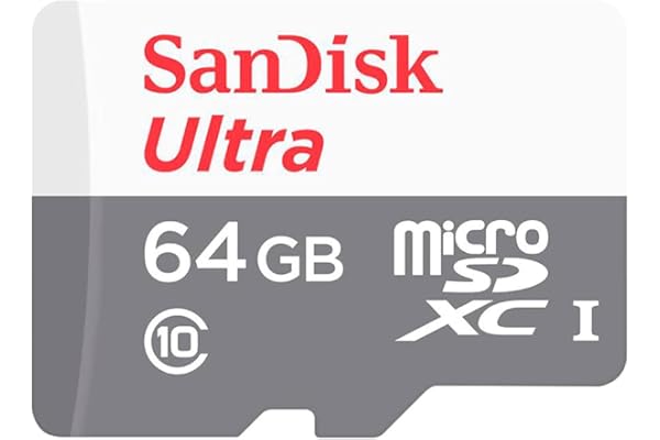بطاقة ذاكرة Sandisk Ultra Microsdxc Uhs-1 بسعة 64 جيجابايت بسرعة 100 ميجابايت/ثانية Sdsqunr-064G-Gn3Mn