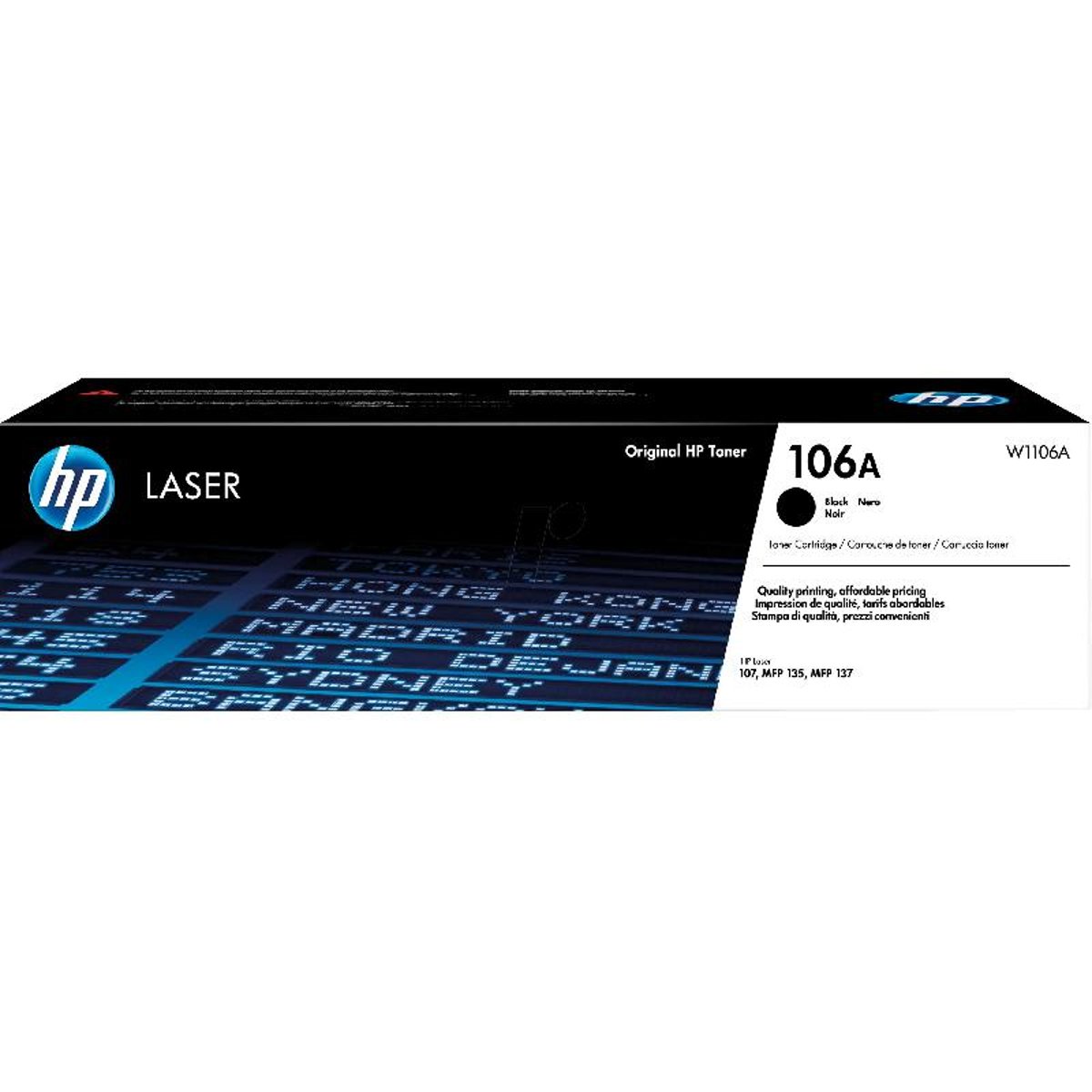 HP Toner Original Black 106A/W1106A LASER 137/107/MFP135