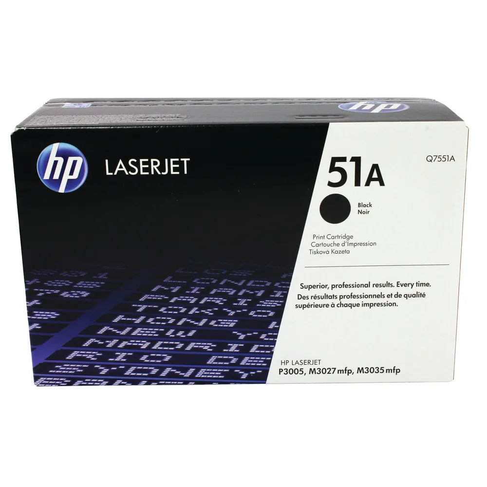 HP Toner Original Black 51A/Q7551A LJ-3005/3027/3035