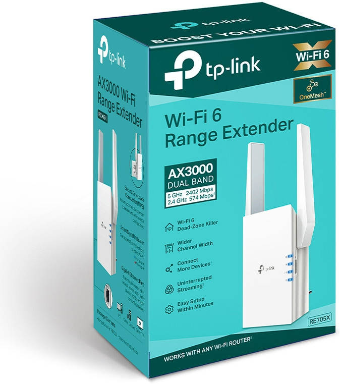 TP-Link RE705X AX3000 Wi-Fi 6 Range Extender