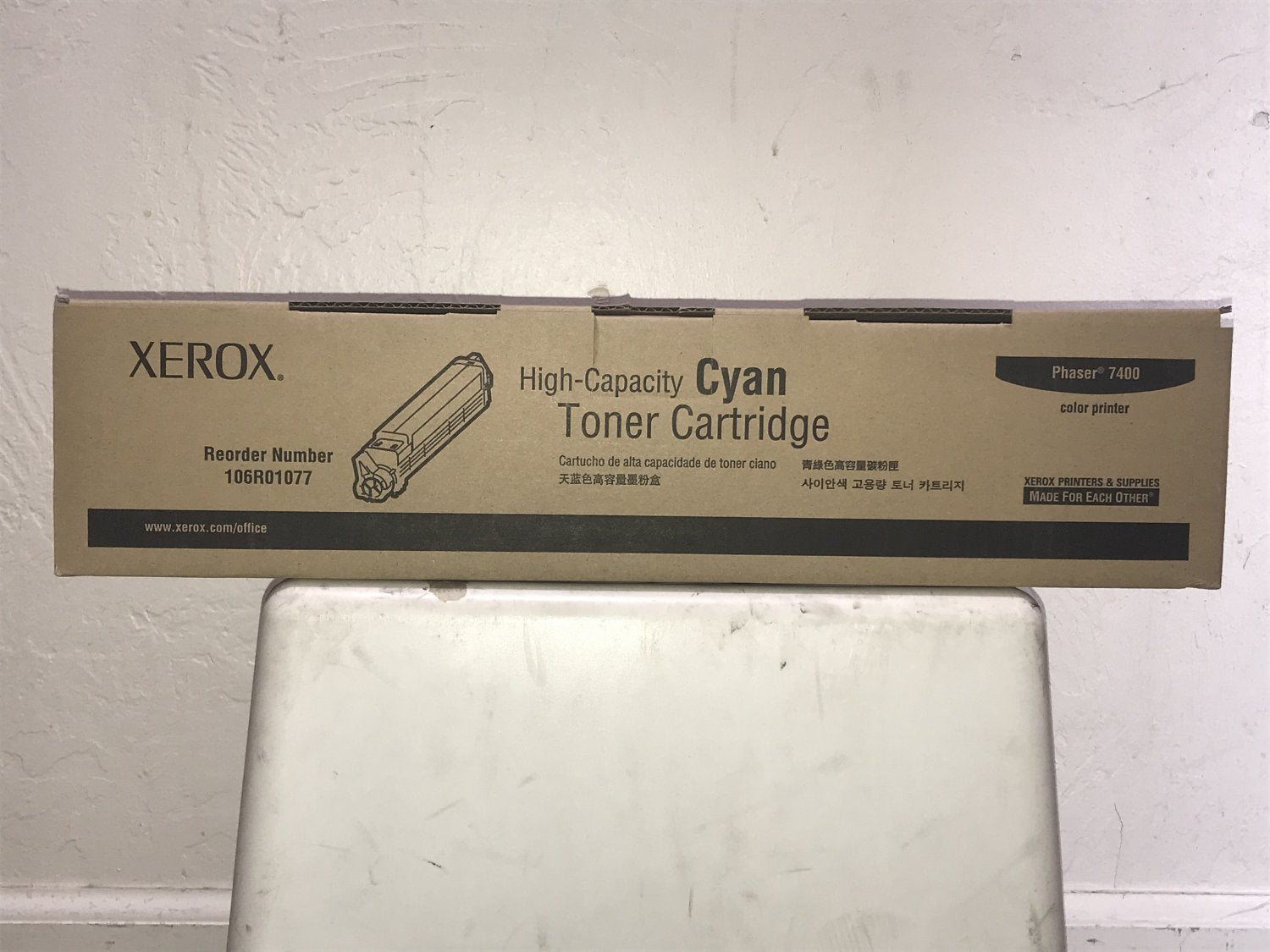 Xerox Toner Original Cyan 106R01077 HIGH-7400