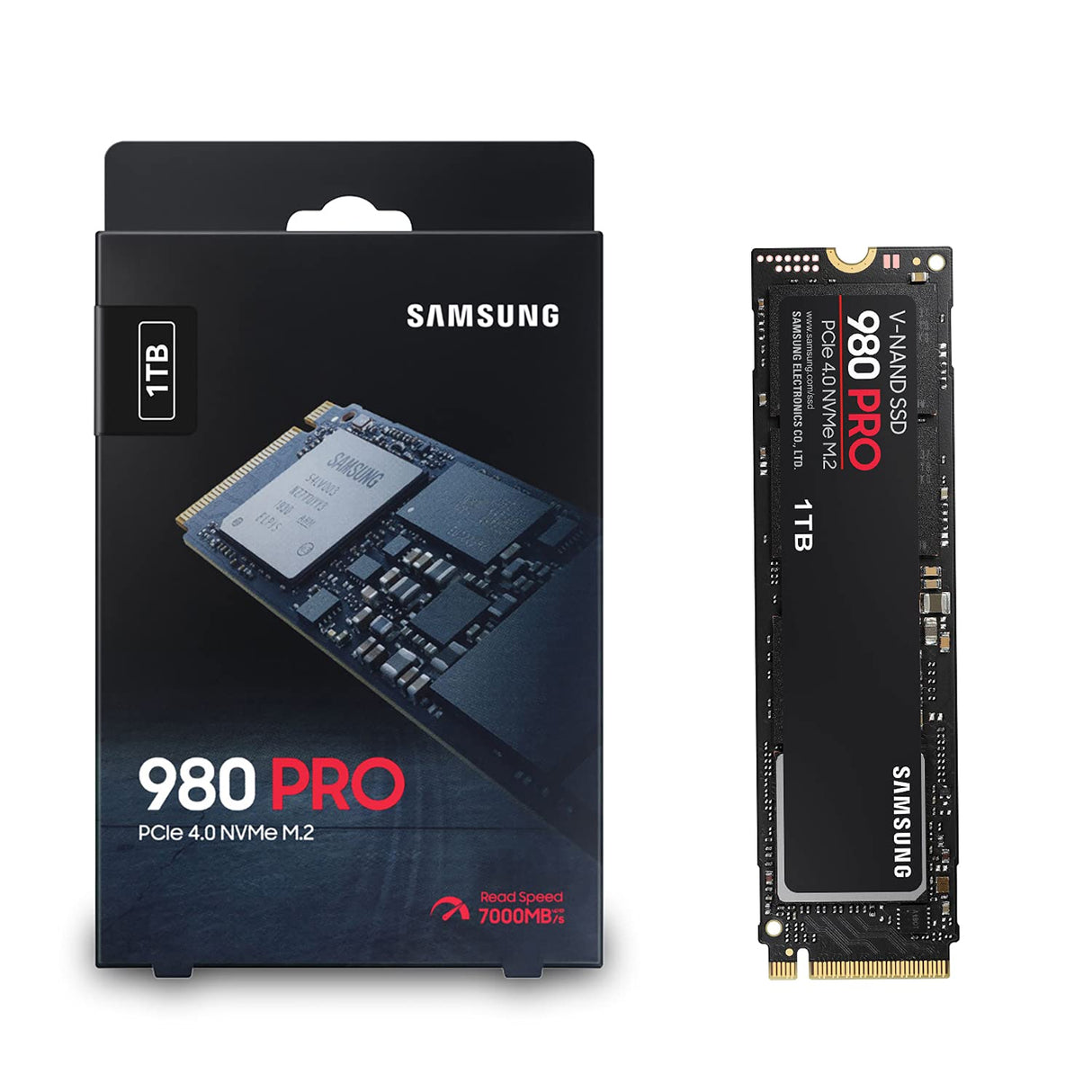 Samsung 980 Pro NVMe M2 1 TB SSD speed 7000/MBs