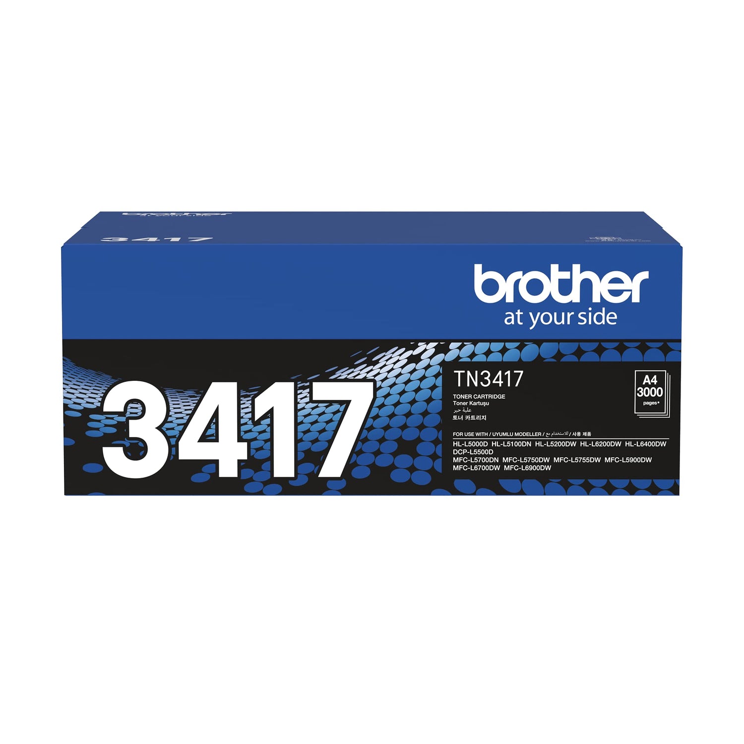 Brother Toner Original Black TN-3417 HL-L5100/5200/L5900/6200/6400/5755/6700/6900 - S-Tech