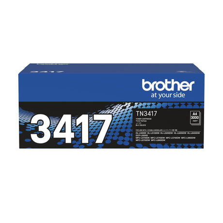 Brother Toner Original Black TN-3417 HL-L5100/5200/L5900/6200/6400/5755/6700/6900 - S-Tech
