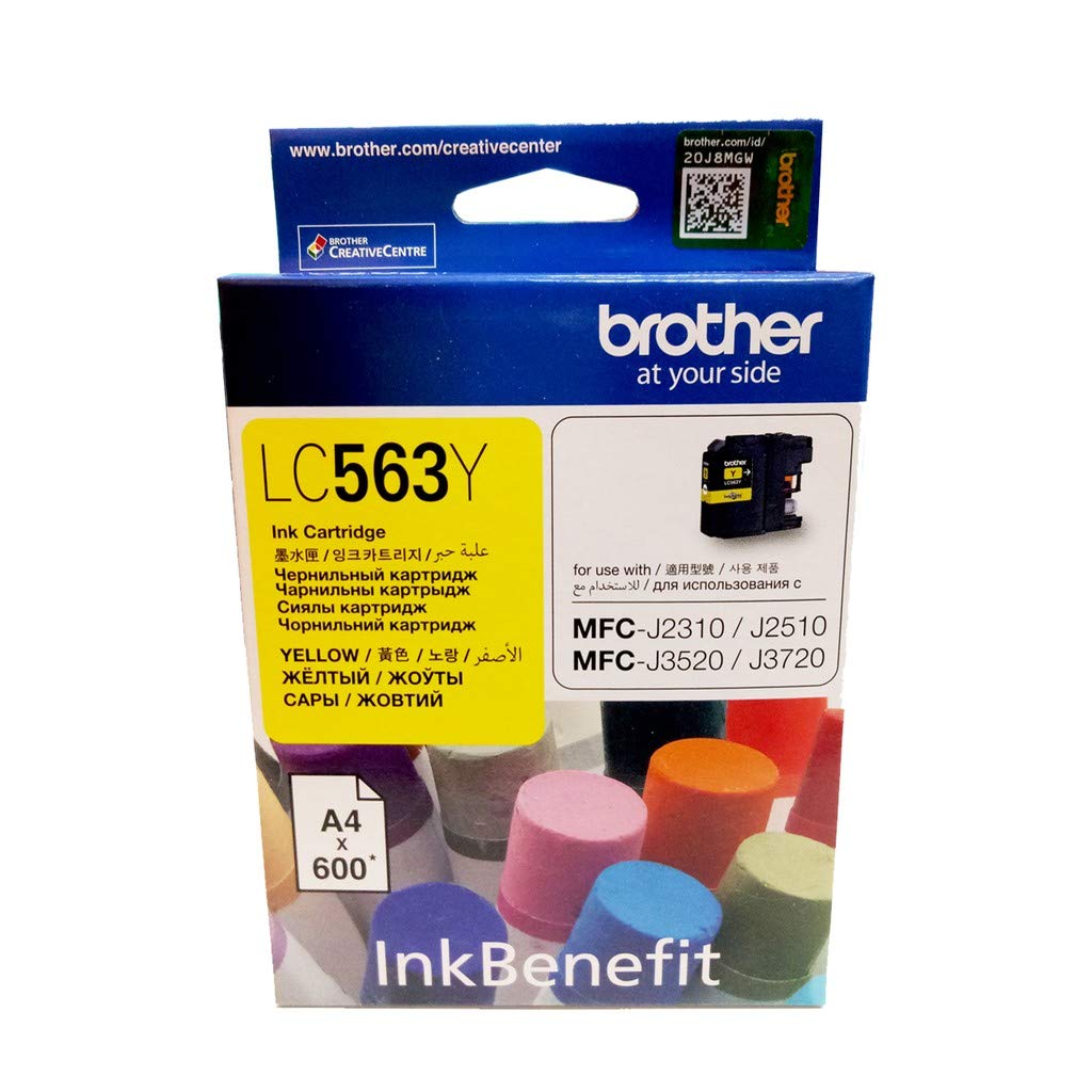 Brother Ink Original Yellow LC-563 MFC-J230/J2510