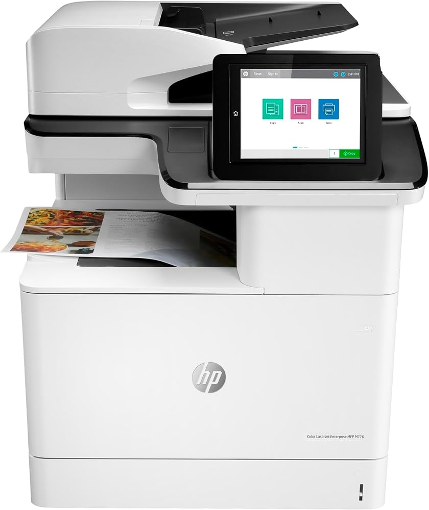 HP Color LaserJet Enterprise Flow MFP M776z / 3WT91A A3 Multifunction Printer 46ppm WiFi Duplex