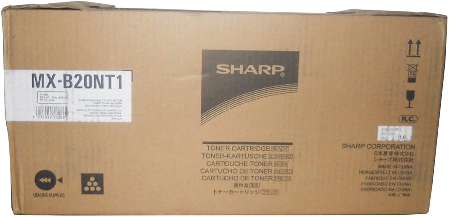 Sharp Toner Original Black MX-B20FT1 MX-B200