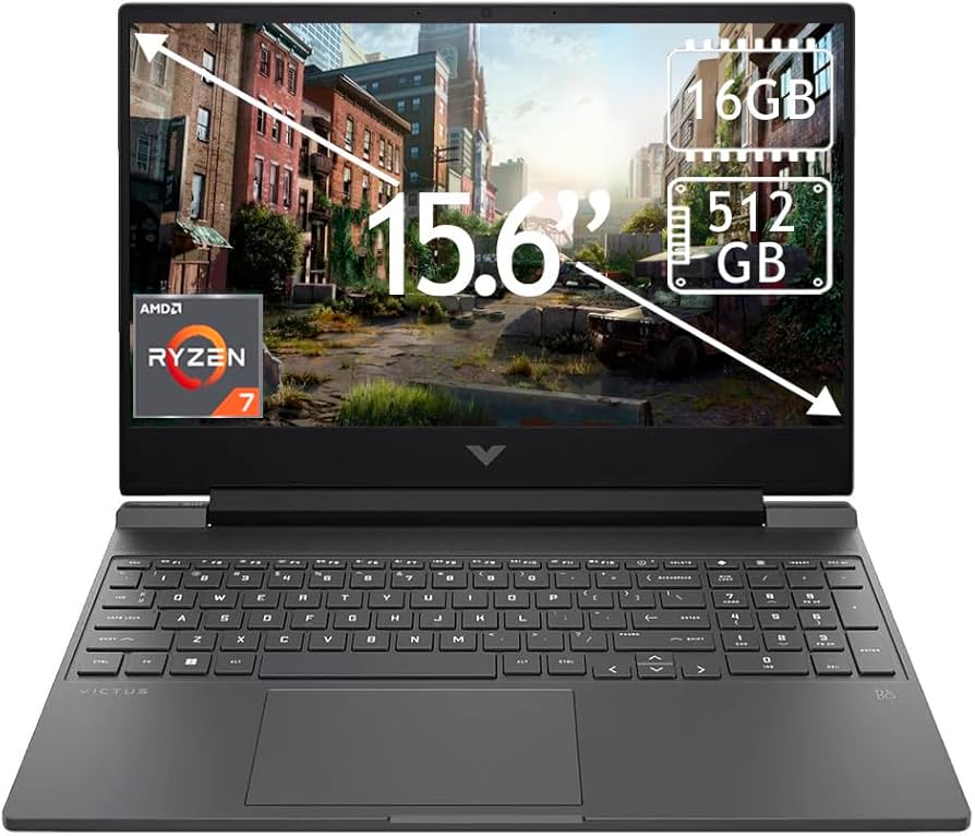 HP Laptop VICTUS Clamshell Gaming | Roku 25C1 | Core i7-13650HX (14C) | 24GB DDR5 Ram, | 1TB PCIe Gen4 Ssd | NVIDIA GeForce RTX 4050 6GB Vga | 15.6 FHD , DOS, Mica Silver