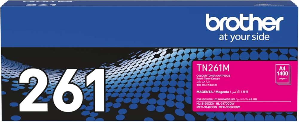 Brother Toner Original Magenta TN-261 HL-3150/3170/MFC-9140//9330CDW - S-Tech