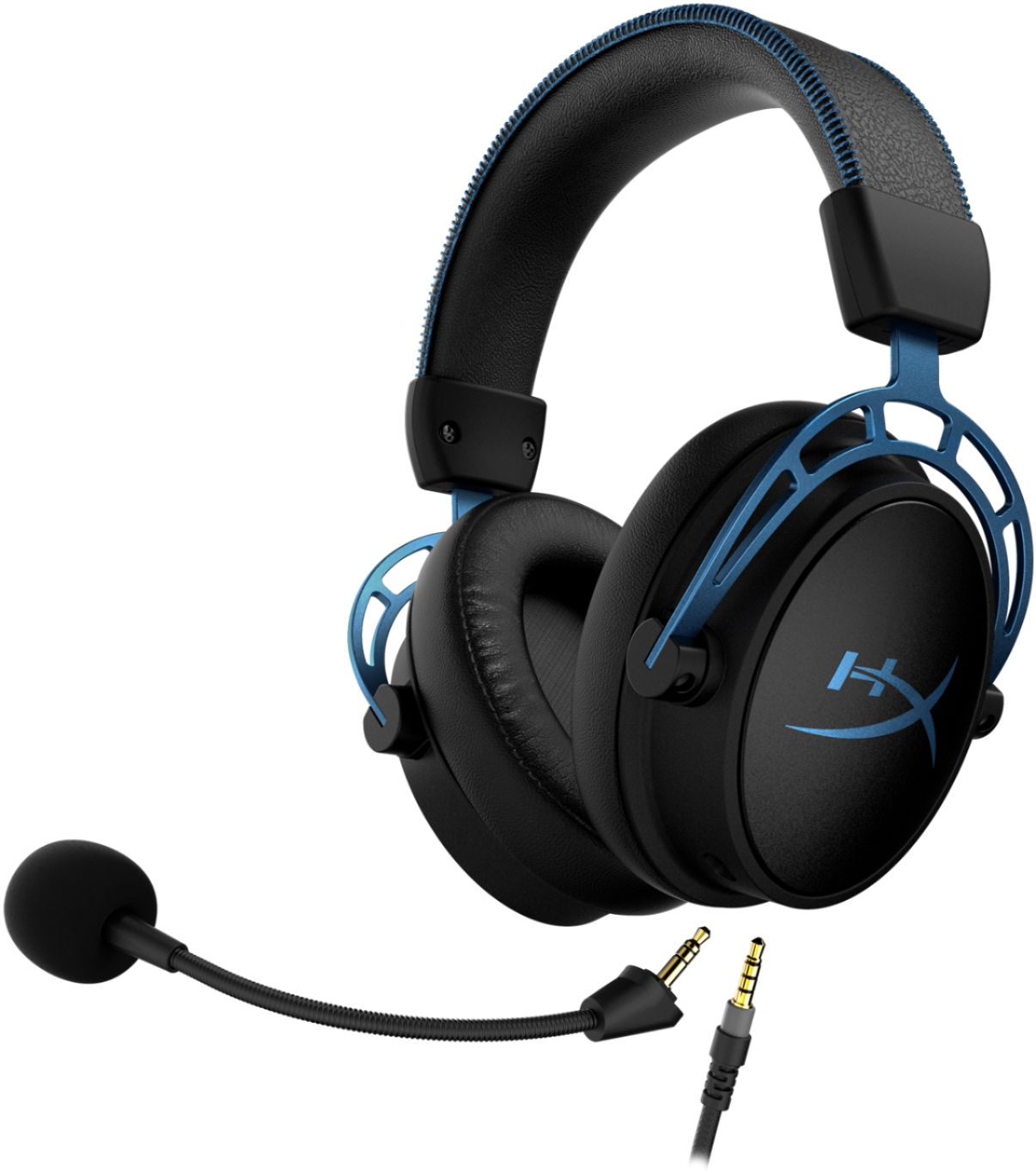 سماعة رأس HyperX Cloud Alpha S Blue للألعاب بميكروفون USB سلكي 4P5L3AA
