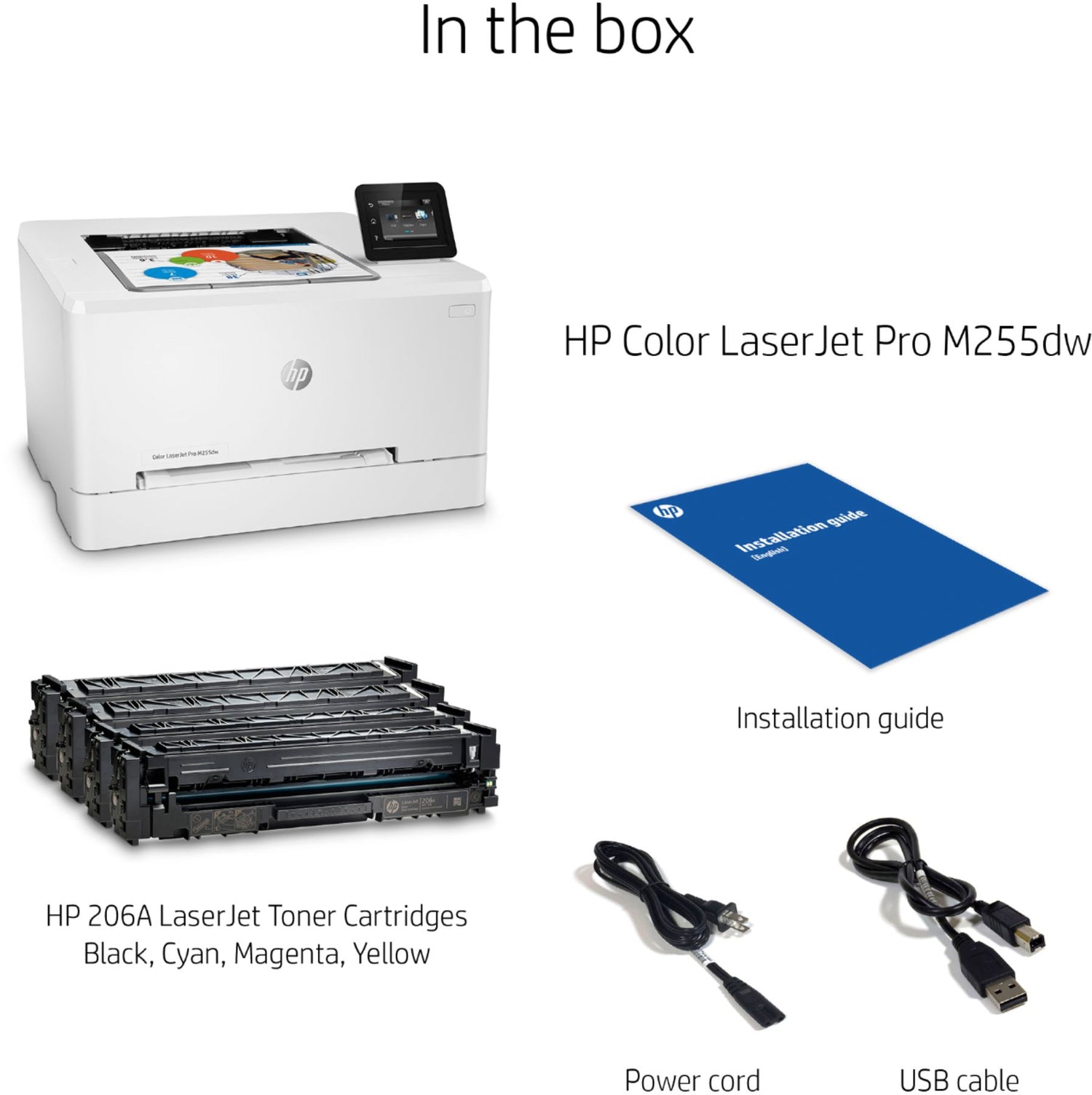 HP Printer New Hardware Color M255DW/7KW64A