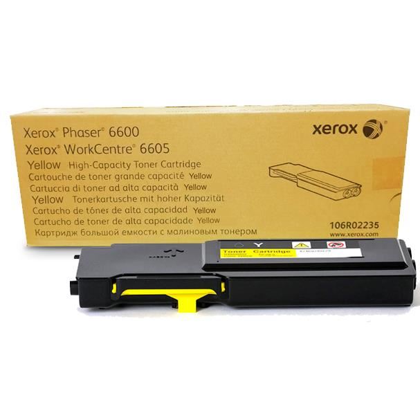 Xerox Toner Original Yellow HIGH CAP 106R02235 6600/6605