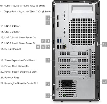 Dell Optiplex 7010 MT Core I7 -13700 8GB Ram /512GB SSD / HDMI/ DVD / NO Wi-Fi / Wired - Keyboard / Wired - Mouse - S-Tech