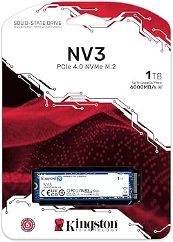 Kingston Internal M.2 SSD 1TB NV3 | 2280 PCIe 4.0 NVMe | Model: SNV3S/1000G - S-Tech