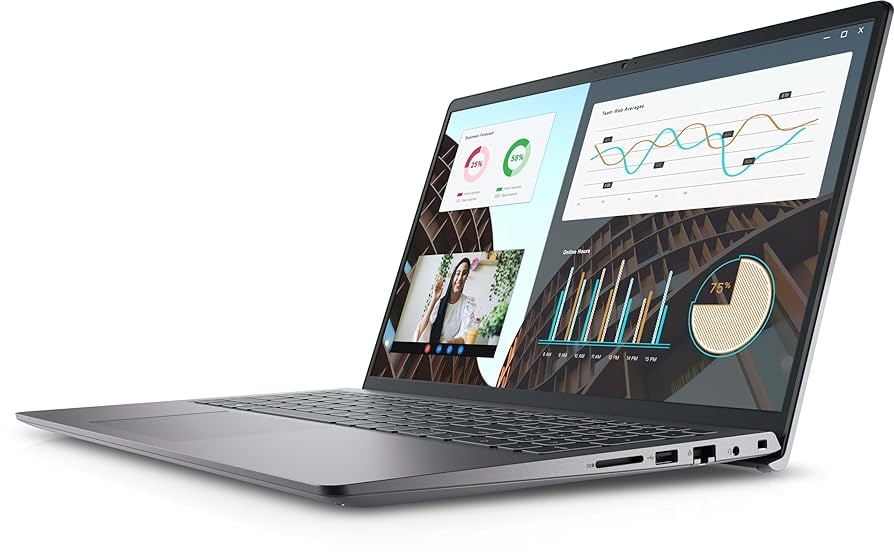 DELL Vostro 3530 Laptop, 13th Gen Core i7-1355U, 16GB RAM, 512GB SSD, Intel UHD Graphics, 15.6" FHD Display, DOS, Gray