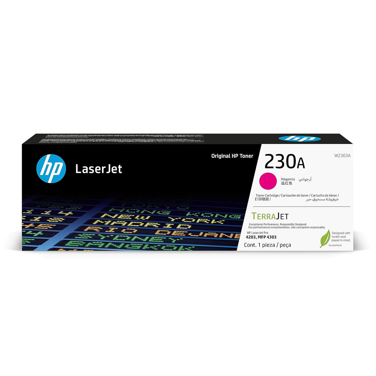 HP Toner Original 230A/W2303A Magenta 1,800 pages LaserJet Pro 4203/4303 - S-Tech