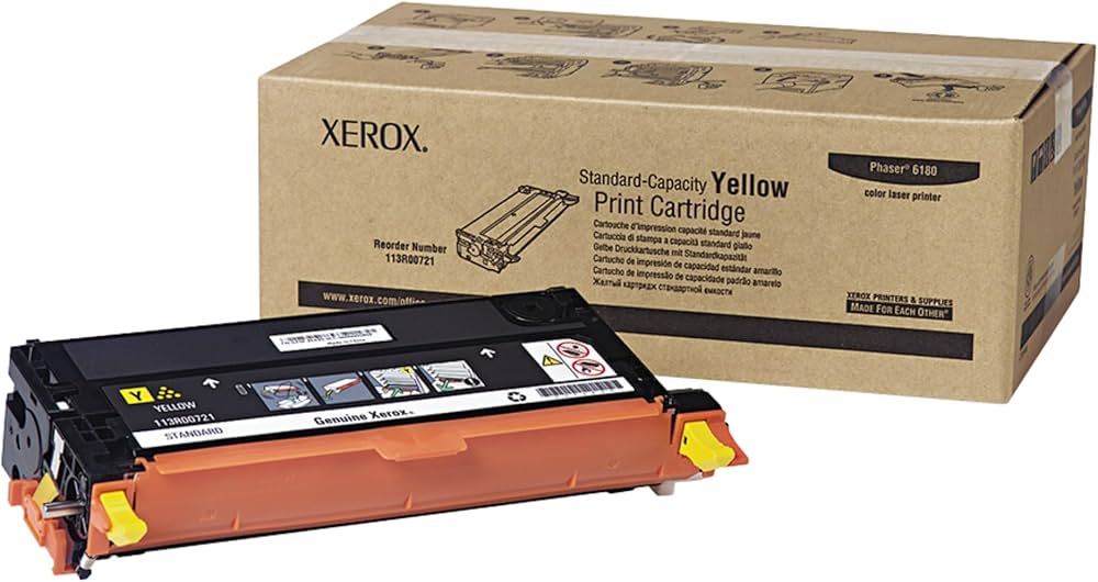 Xerox Toner Original Yellow 113R00721 STD-6180