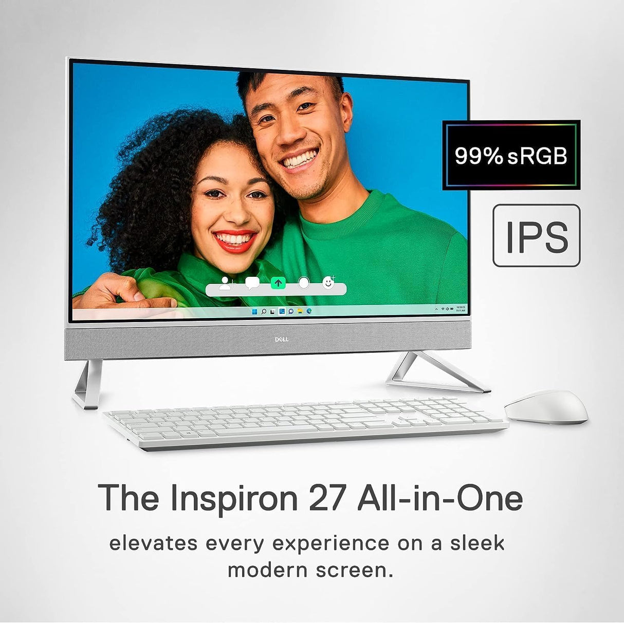 Dell Inspiron 27 All-in-One 7730 – Core 7-150U | 16GB RAM | 1TB SSD | 27" FHD Touch | GeForce MX570A 2GB | Windows 11 Pro